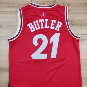 Jimmy Butler #21 Chicago Bulls Adidas Swingman 2015 Christmas Jersey Adult Large